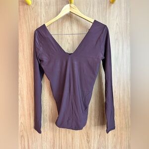Plum purple aerie bodysuit